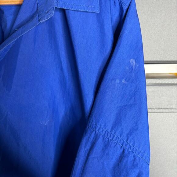 CO Oversized Cotton Button Down Shirt Dress Blue Size L - Picture 5 of 5